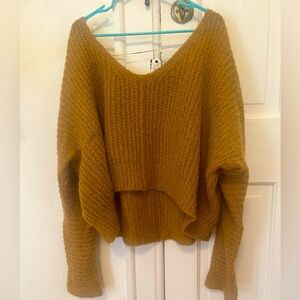 **DONATED**Free People gold sweater
